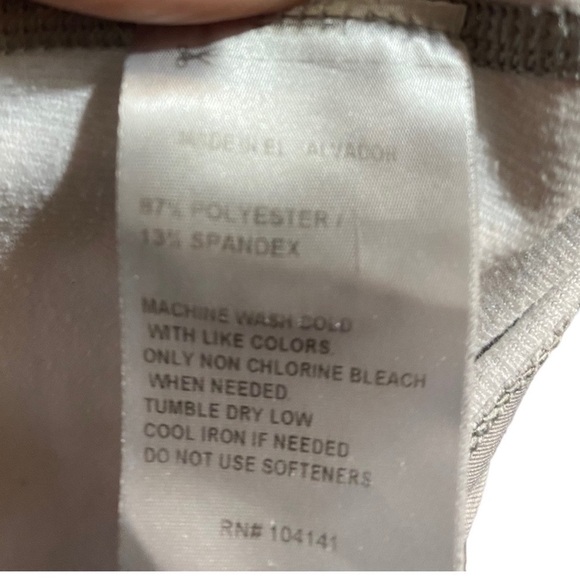 Reebok Running Top Grey Slab Print Long Sleeve Size XL - Picture 4 of 5